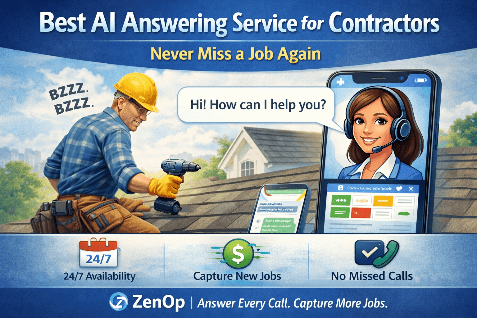 Best AI Answering Service for Contractors: Never Miss a Job Again