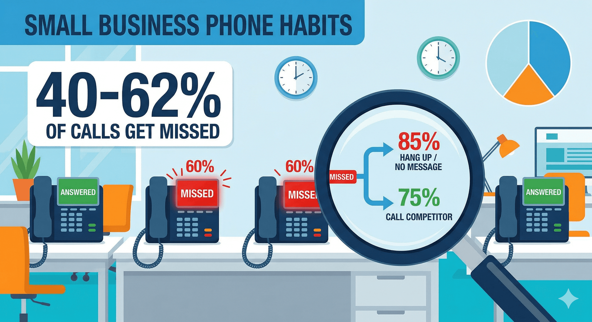 We Studied Small Business Phone Habits: Here's How Many Calls Actually Get Answered
